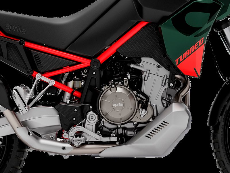 Bloque motor bicilíndrico de la familia Aprilia Tuareg